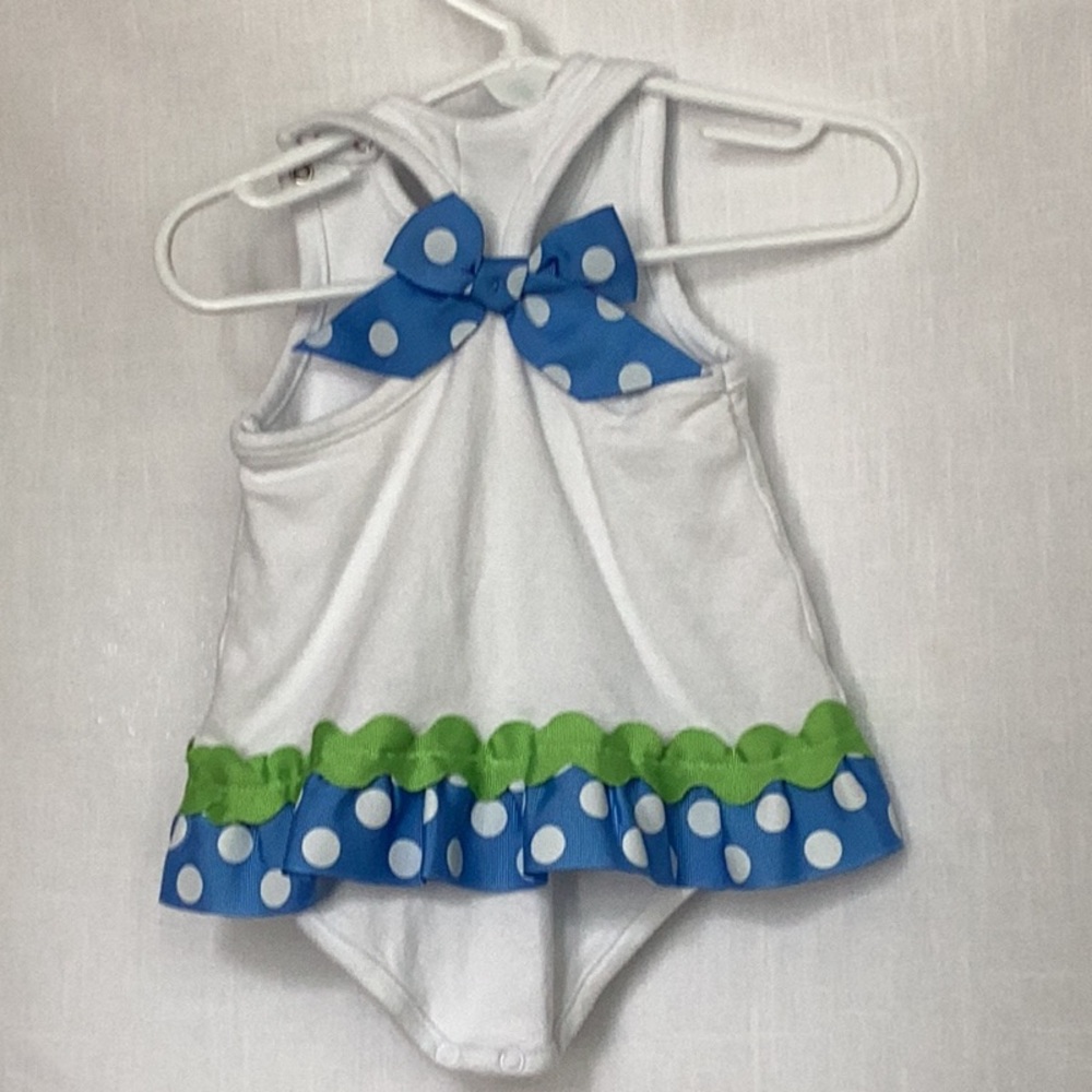 Mudpie baby 9-12 month snap bottom one piece. - Picture 4 of 8